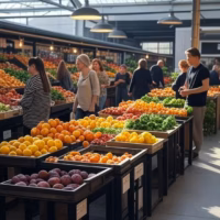 Sugar daddy Kööpenhaminassa: Tanskan pääkaupungin opas Torvehallerne-markkinahalli Kööpenhaminan keskustassa